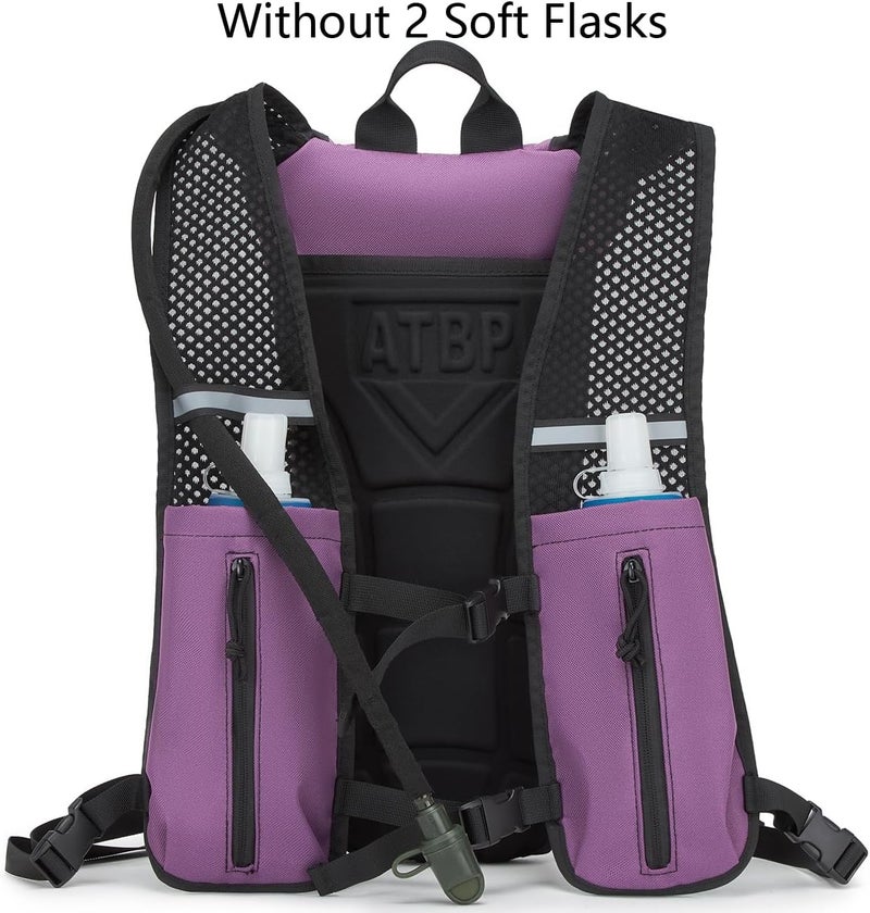 ATBP Running Hydration Vest Pack Tactical 3L Water Bladder Backpack Bag for Cycling Marathon Hiking Daypack Men & Women - Image 2
